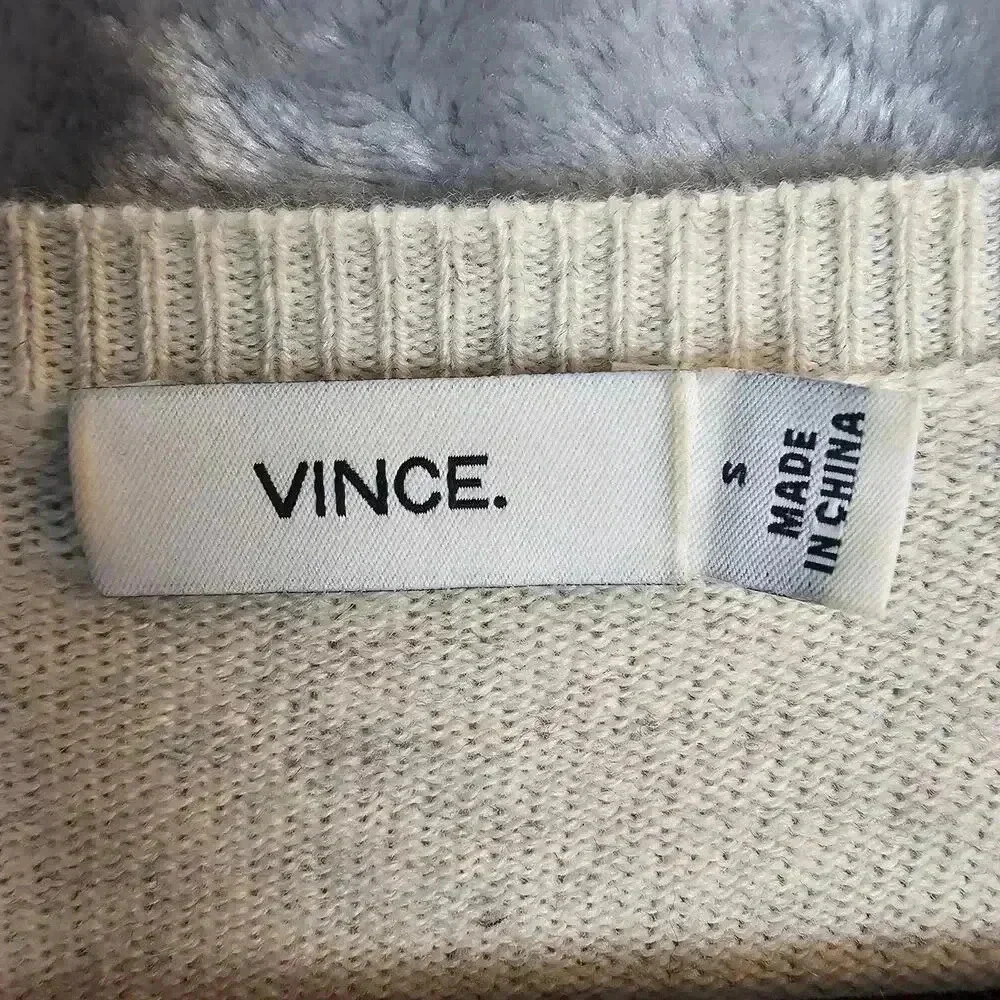 Vince Lavender Ombre Crewneck Cashmere and Wool Sweater - Picture 3 of 6
